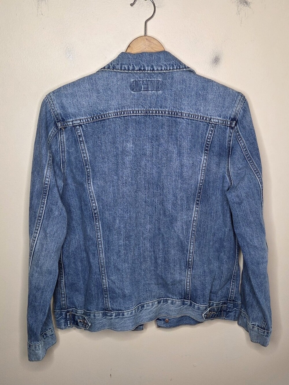 Lucky Brand The Tomboy Trucker Denim Jean Jacket Size Large 100% Cotton - Picture 4 of 5